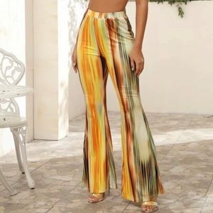 Tye Dyed Flare Pants